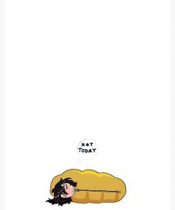 Not today Spiral Notebook RB2909 1 - Anime Stationery artwork Offical Anime Stationery Merch