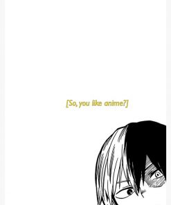 So, you like anime? - Todoroki Spiral Notebook RB2909 1 - Anime Stationery artwork Offical Anime Stationery Merch