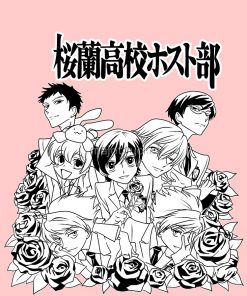OURAN HIGH SCHOOL HOST CLUB Postcard RB2909 1 - Anime Stationery artwork Offical Anime Stationery Merch