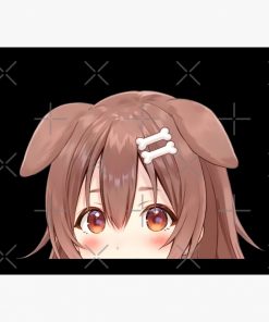 Inugami Korone peeker - Hololive Mouse Pad RB2909 1 - Anime Stationery artwork Offical Anime Stationery Merch