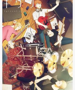 GIVEN Postcard RB2909 1 - Anime Stationery artwork Offical Anime Stationery Merch