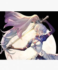 RWBY - Weiss Schnee Poster Mouse Pad RB2909 1 - Anime Stationery artwork Offical Anime Stationery Merch