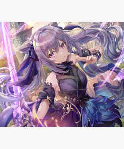 Keqing Genshin Impact Mouse Pad RB2909 1 - Anime Stationery artwork Offical Anime Stationery Merch