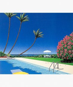 Hiroshi nagai blue Mouse Pad RB2909 1 - Anime Stationery artwork Offical Anime Stationery Merch
