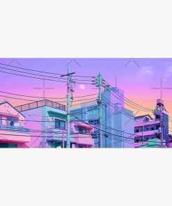 5PM in ethereal Tokyo Desk Mat RB2909 1 - Anime Stationery artwork Offical Anime Stationery Merch
