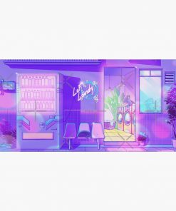 Lofi Laundry Desk Mat RB2909 1 - Anime Stationery artwork Offical Anime Stationery Merch