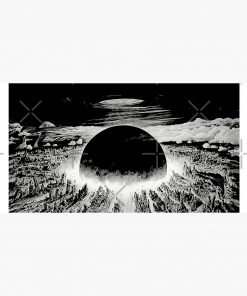 Akira cyberpunk city explosion Desk Mat RB2909 1 - Anime Stationery artwork Offical Anime Stationery Merch