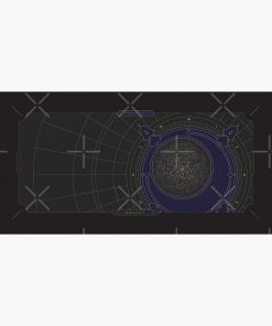 Hoshimachi Suisei Stellar design Desk Mat RB2909 1 - Anime Stationery artwork Offical Anime Stationery Merch