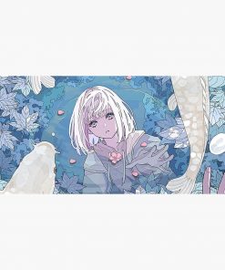 Aesthetic Anime Fishy Dream Desk Mat RB2909 1 - Anime Stationery artwork Offical Anime Stationery Merch