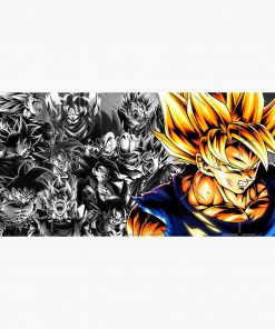 Goku all transformations Desk Mat RB2909 1 - Anime Stationery artwork Offical Anime Stationery Merch