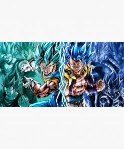 vegito blue and gogeta blue Desk Mat RB2909 1 - Anime Stationery artwork Offical Anime Stationery Merch