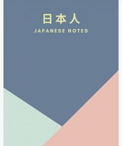 Japanese Learning Language Notebook Blue, Green and Salmon Pink Spiral Notebook RB2909 1 - Anime Stationery artwork Offical Anime Stationery Merch