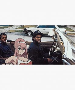 Franxx in the Hood Desk Mat RB2909 1 - Anime Stationery artwork Offical Anime Stationery Merch