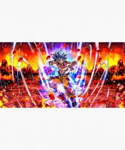 Goku Ultra Instinct DBS Desk Mat RB2909 1 - Anime Stationery artwork Offical Anime Stationery Merch