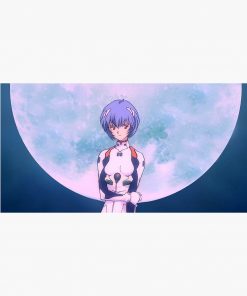 Rei Ayanami Beautiful Moon Desk Mat RB2909 1 - Anime Stationery artwork Offical Anime Stationery Merch