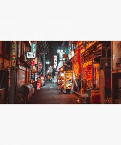 Warmth of Neon Tokyo Signs Desk Mat RB2909 1 - Anime Stationery artwork Offical Anime Stationery Merch