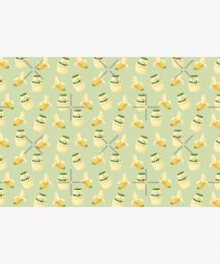 Korean Banana Milk Pattern 바나나 우유 Cute Anime Aesthetics Hardcover Journal RB2909 1 - Anime Stationery artwork Offical Anime Stationery Merch