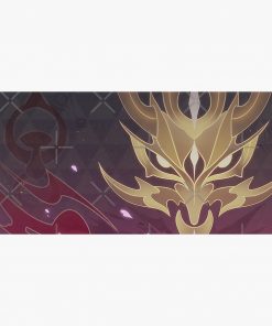 Arataki Itto | Genshin Impact "Oni Face" Desk Mat RB2909 1 - Anime Stationery artwork Offical Anime Stationery Merch