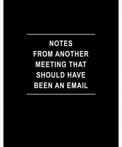 Notes From Another Meeting That Should Have Been An Email Spiral Notebook RB2909 1 - Anime Stationery artwork Offical Anime Stationery Merch
