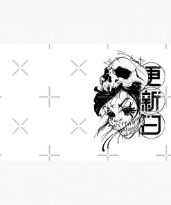 Japanese Samurai Skull Girl Kanji Ornament Hardcover Journal RB2909 1 - Anime Stationery artwork Offical Anime Stationery Merch