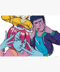 Friendz (Colored no background) Hardcover Journal RB2909 1 - Anime Stationery artwork Offical Anime Stationery Merch