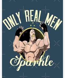 Only real men sparkle Greeting Card RB2909 1 - Anime Stationery artwork Offical Anime Stationery Merch