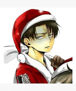 livai ackermann christmas Greeting Card RB2909 1 - Anime Stationery artwork Offical Anime Stationery Merch