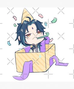 Party Xiao Greeting Card RB2909 1 - Anime Stationery artwork Offical Anime Stationery Merch