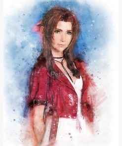 Aerith Gainsborough Greeting Card RB2909 1 - Anime Stationery artwork Offical Anime Stationery Merch