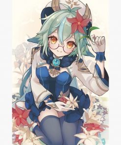 Sucrose Genshin Impact Anime Greeting Card RB2909 1 - Anime Stationery artwork Offical Anime Stationery Merch