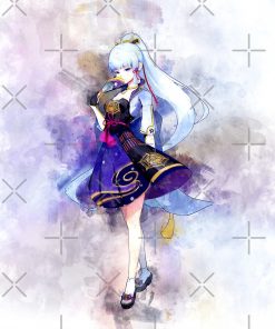 Ayaka - Genshin Impact Greeting Card RB2909 1 - Anime Stationery artwork Offical Anime Stationery Merch