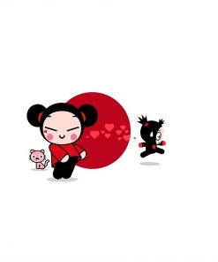 Pucca And Garu Greeting Card RB2909 1 - Anime Stationery artwork Offical Anime Stationery Merch