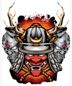 Samurai Omni Mask Collection Spiral Notebook RB2909 1 - Anime Stationery artwork Offical Anime Stationery Merch