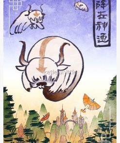 Appa- the last airbender Postcard RB2909 1 - Anime Stationery artwork Offical Anime Stationery Merch