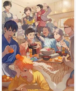 Karasuno Team Postcard RB2909 1 - Anime Stationery artwork Offical Anime Stationery Merch