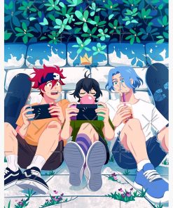 sk8 break Postcard RB2909 1 - Anime Stationery artwork Offical Anime Stationery Merch