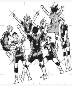 karasuno Postcard RB2909 1 - Anime Stationery artwork Offical Anime Stationery Merch