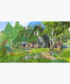 Kiki's Delivery Service Cottagecore Vibes Postcard RB2909 1 - Anime Stationery artwork Offical Anime Stationery Merch