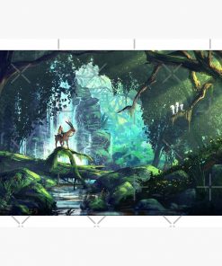 Princess Mononoke Forest 2 Mouse Pad RB2909 1 - Anime Stationery artwork Offical Anime Stationery Merch