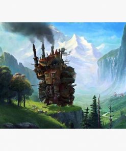 Aesthetics Moving Castle In Forest Mouse Pad RB2909 1 - Anime Stationery artwork Offical Anime Stationery Merch
