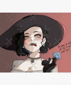 Lady Dimitrescu Lewd Mouse Pad RB2909 1 - Anime Stationery artwork Offical Anime Stationery Merch