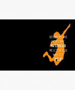 Haikyuu!! Because people don't have wings, we look for ways to fly. Hardcover Journal RB2909 1 - Anime Stationery artwork Offical Anime Stationery Merch