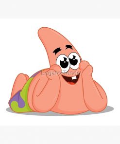 Patrick Star Greeting Card RB2909 1 - Anime Stationery artwork Offical Anime Stationery Merch