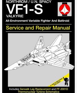 VF-1 Service and Repair Spiral Notebook RB2909 1 - Anime Stationery artwork Offical Anime Stationery Merch