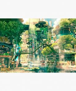 Anime fantasy urban Postcard RB2909 1 - Anime Stationery artwork Offical Anime Stationery Merch
