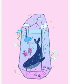 Celestial Aquarium Postcard RB2909 1 - Anime Stationery artwork Offical Anime Stationery Merch