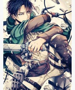 Levi Postcard RB2909 1 - Anime Stationery artwork Offical Anime Stationery Merch