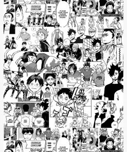 Haikyuu!! - Manga Collage Spiral Notebook RB2909 1 - Anime Stationery artwork Offical Anime Stationery Merch