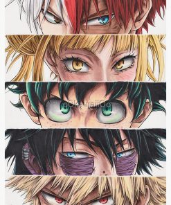 Heroes eyes Spiral Notebook RB2909 1 - Anime Stationery artwork Offical Anime Stationery Merch