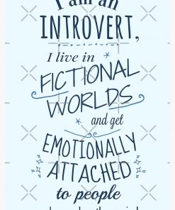 introvert, fictional worlds, fictional characters Spiral Notebook RB2909 1 - Anime Stationery artwork Offical Anime Stationery Merch